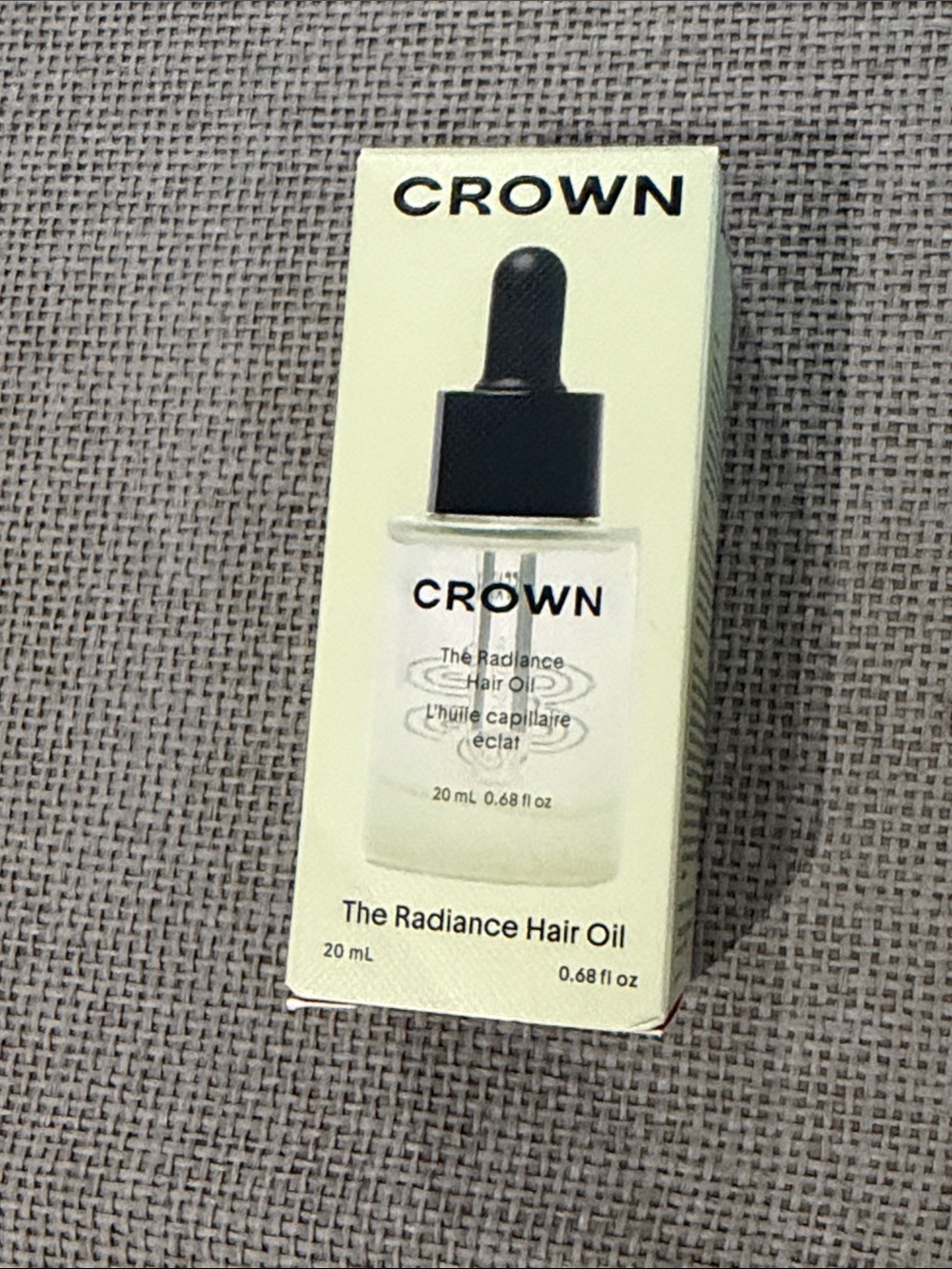 CROWN The Radiance Hair Oil 20ml brand new